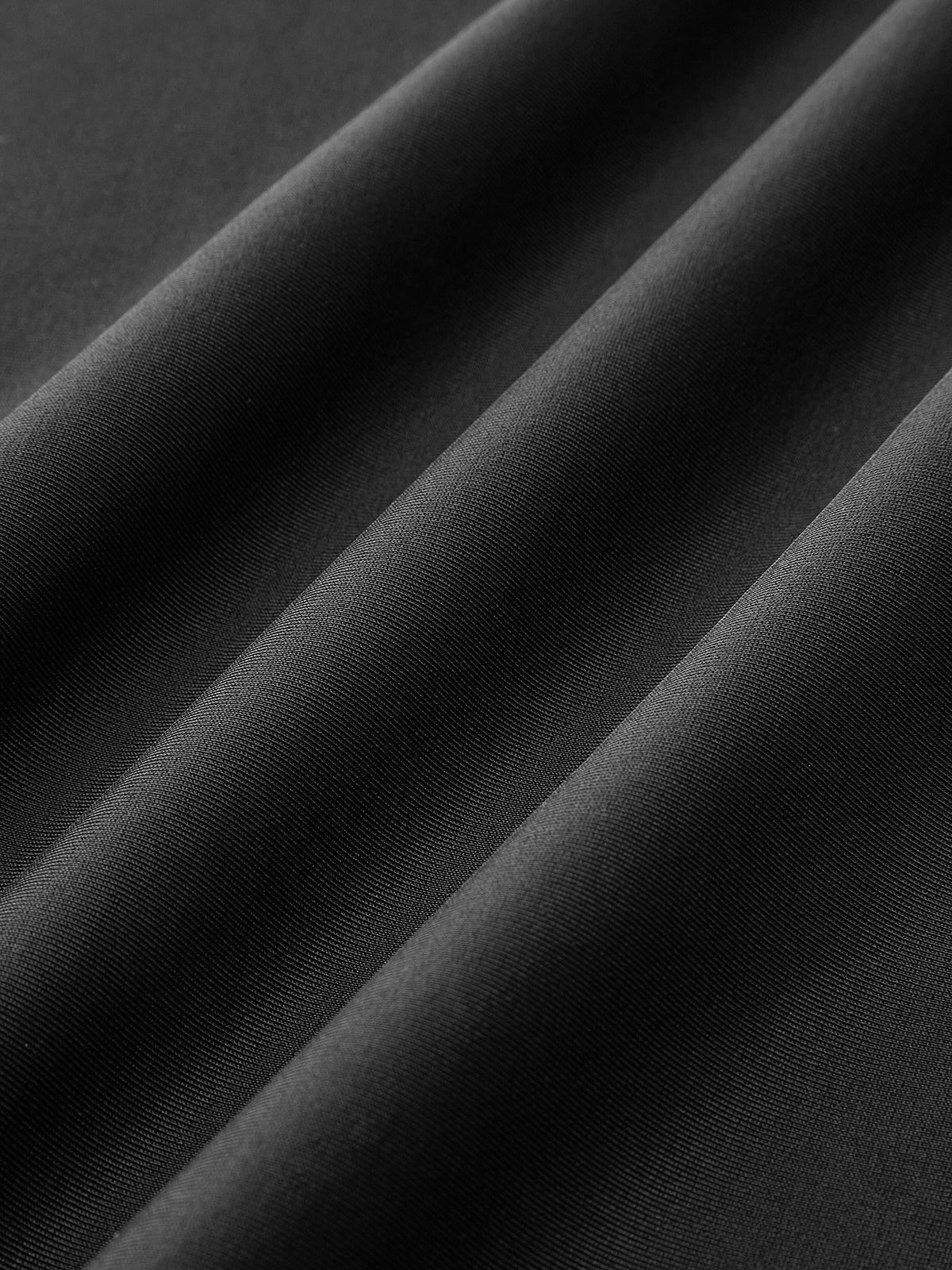 Metal Aksesuarlı Sarong Etek Siyah Jersey | Lorlia
