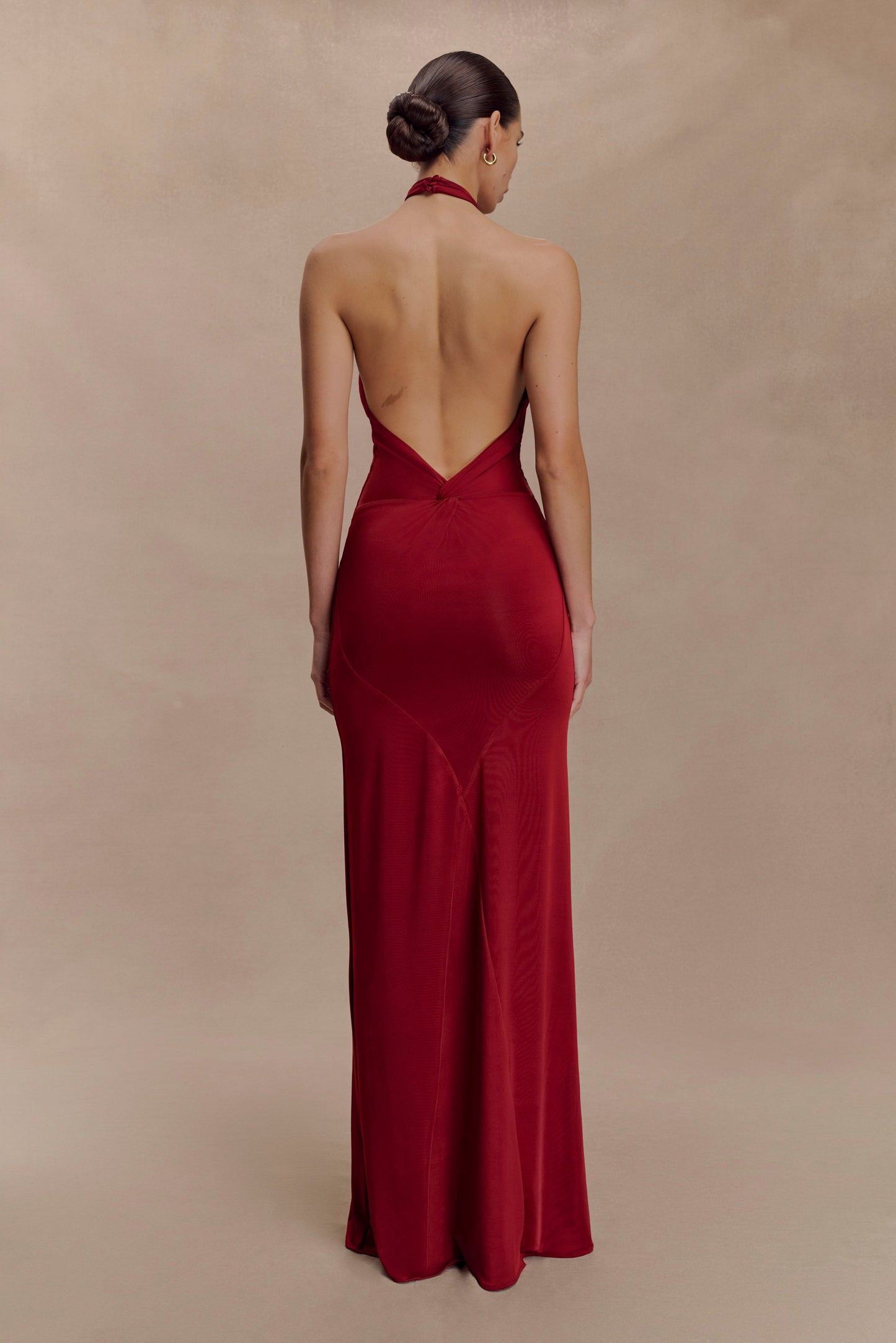 Elyna Halter Yaka Maksi Elbise
