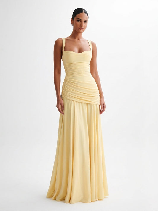Maxi Yellow Dress | Lorlia