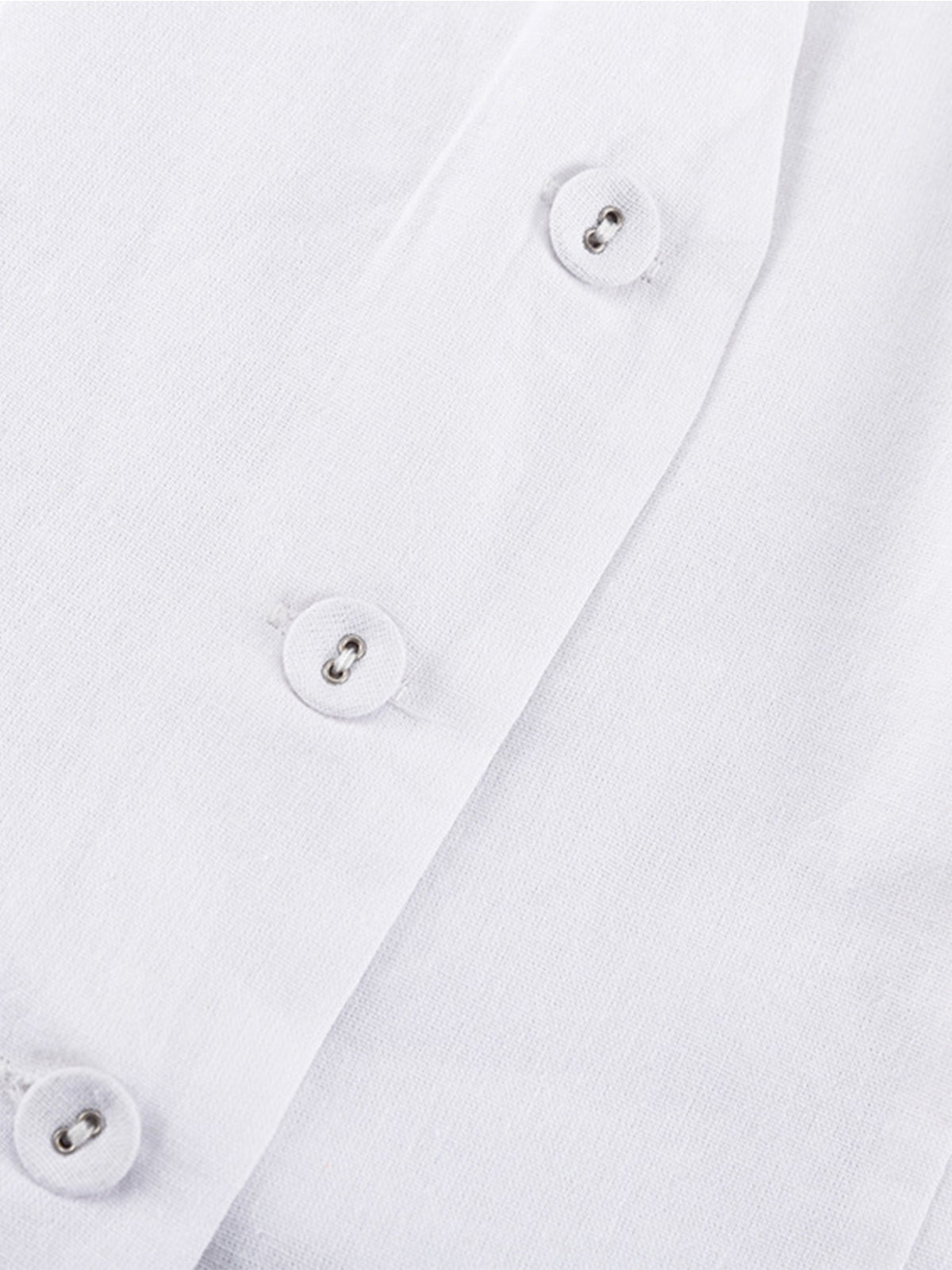 Pamuklu Günlük Pantolon Takımı Regular Fit Beyaz | Lorlia