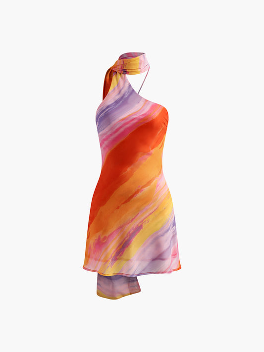 Solara Halter Dress | Lorlia