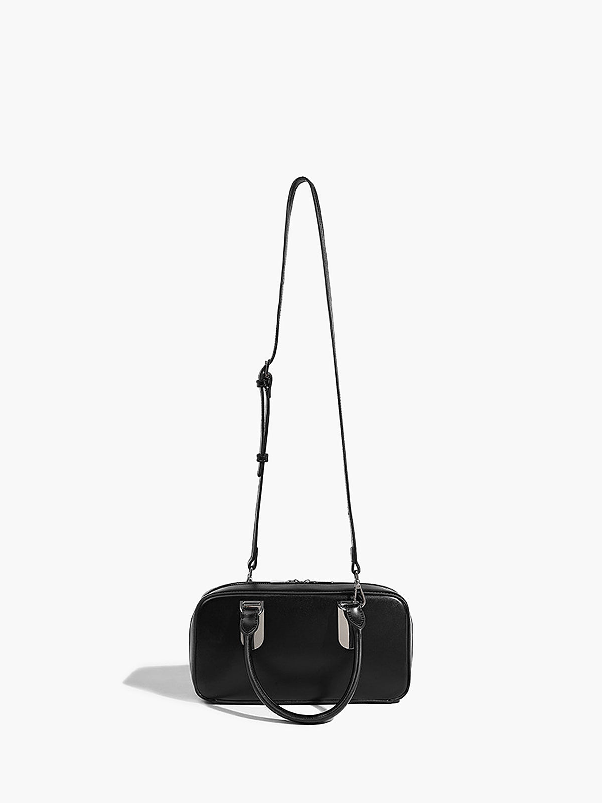Vintage Yastık Görünümlü Tote Çanta Siyah | Lorlia