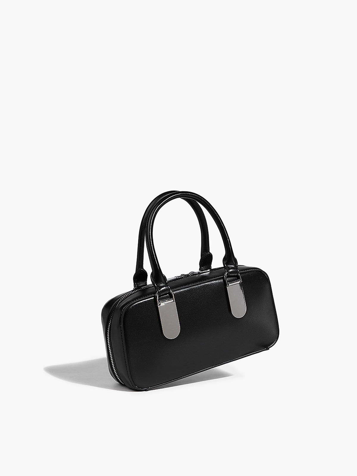 Vintage Yastık Görünümlü Tote Çanta Siyah | Lorlia