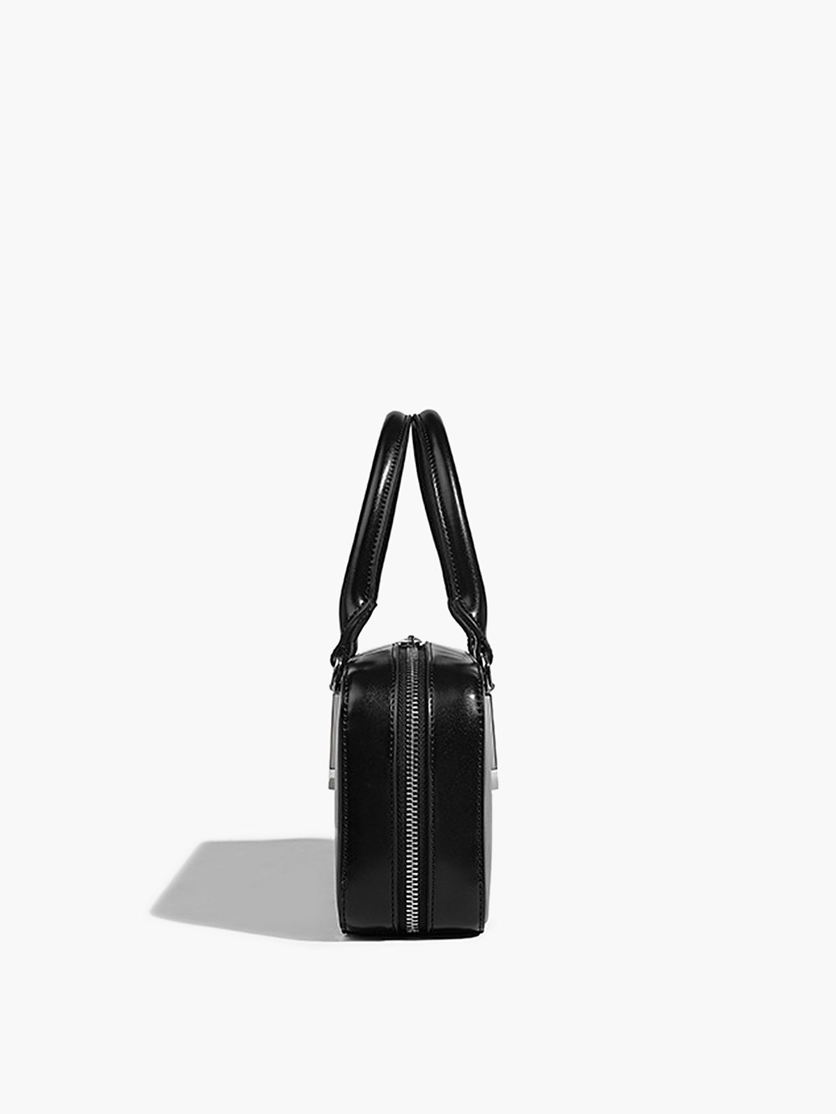 Vintage Yastık Görünümlü Tote Çanta Siyah | Lorlia