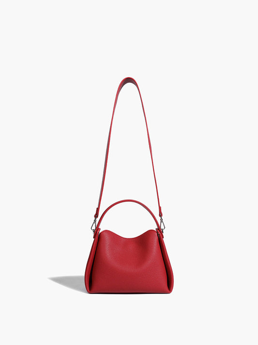 Yumuşak Kutu Detaylı Crossbody Çanta Kırmızı | Lorlia