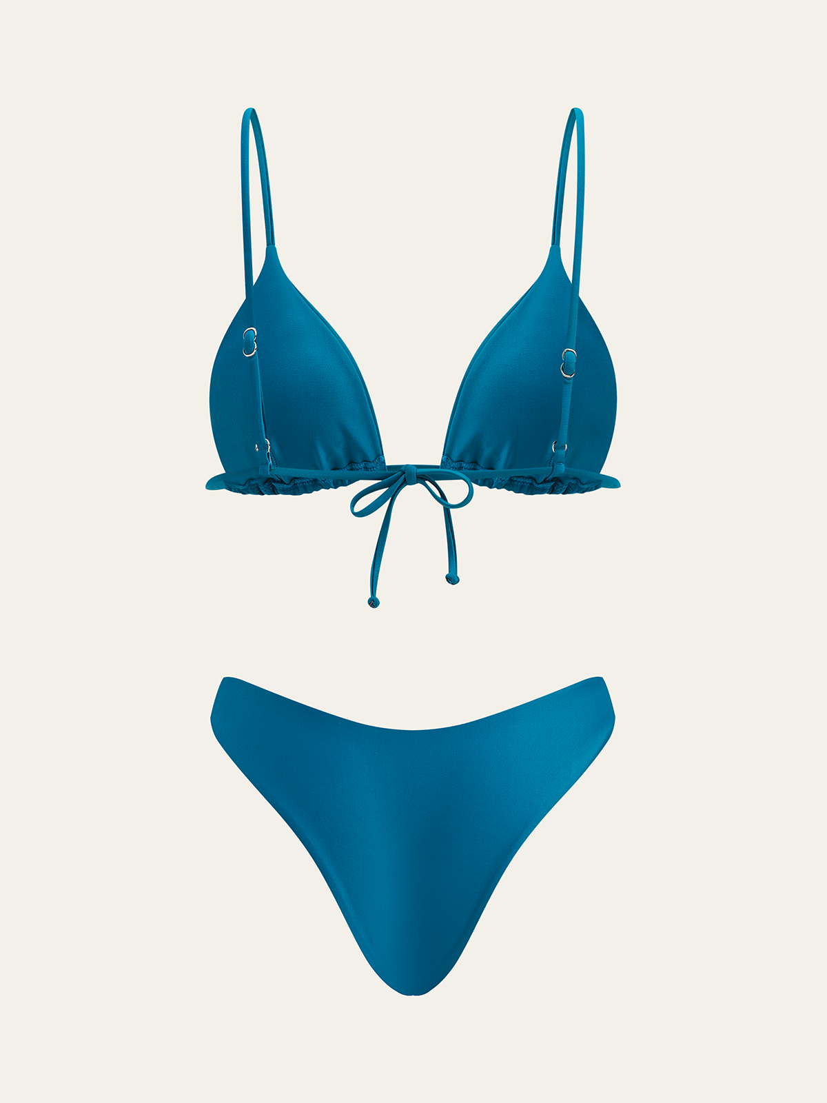 Üçgen Bikini Takımı Lacivert İki Alt Stili | Lorlia