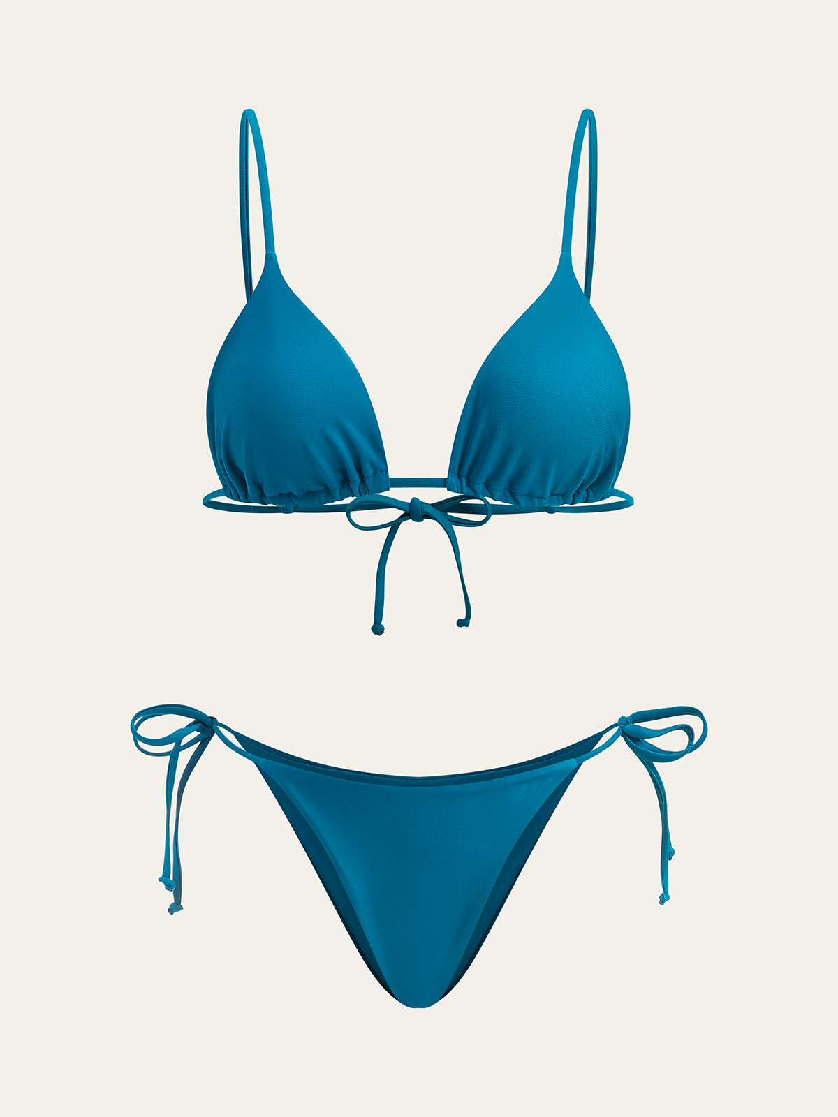 Üçgen Bikini Takımı Lacivert İki Alt Stili | Lorlia