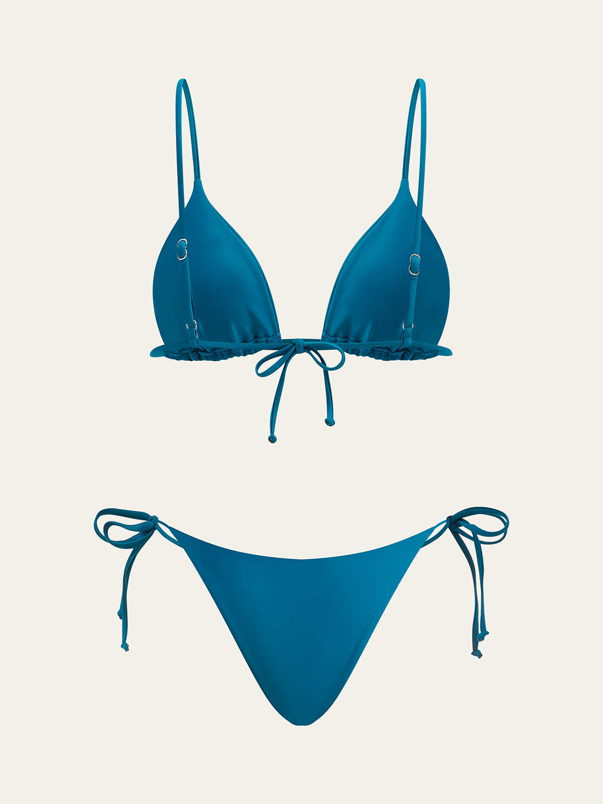 Üçgen Bikini Takımı Lacivert İki Alt Stili | Lorlia